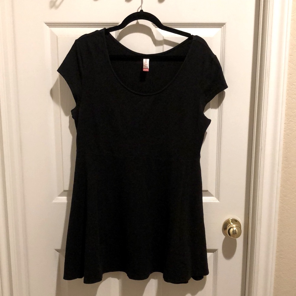 Black mini dress